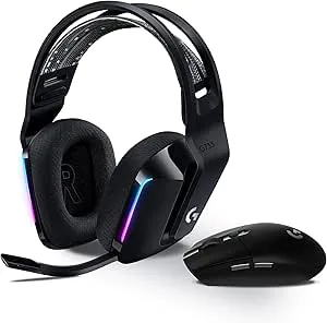 Logitech Gaming Headset Lightspeed G733 Black & Logitech Gaming Mouse G305 Black