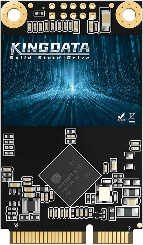 SSD Msata 512GB KINGDATA intern Solid State Drive SATA III 6Gb/s högpresterande hårddisk för stationär bärbar dator (MSATA, 512GB)
