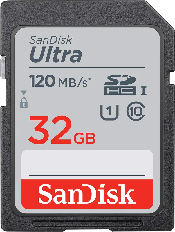 SanDisk Ultra SDHC-minneskort 32 GB 120 MB/s