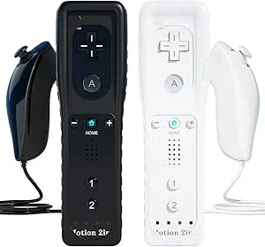 TechKen Controller för Wii Med Motion Plus och Nunchuck-styrenhet