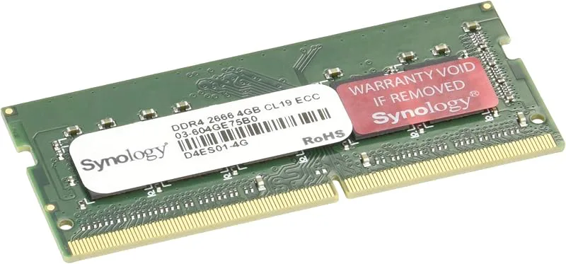 Synology RAM DDR4 ECC SO-DIMM 4 GB (D4ES01-4G)