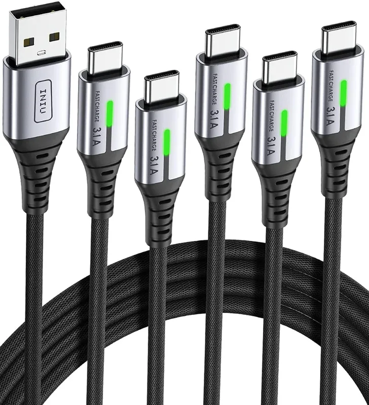 INIU USB C-kabel [5-pack]