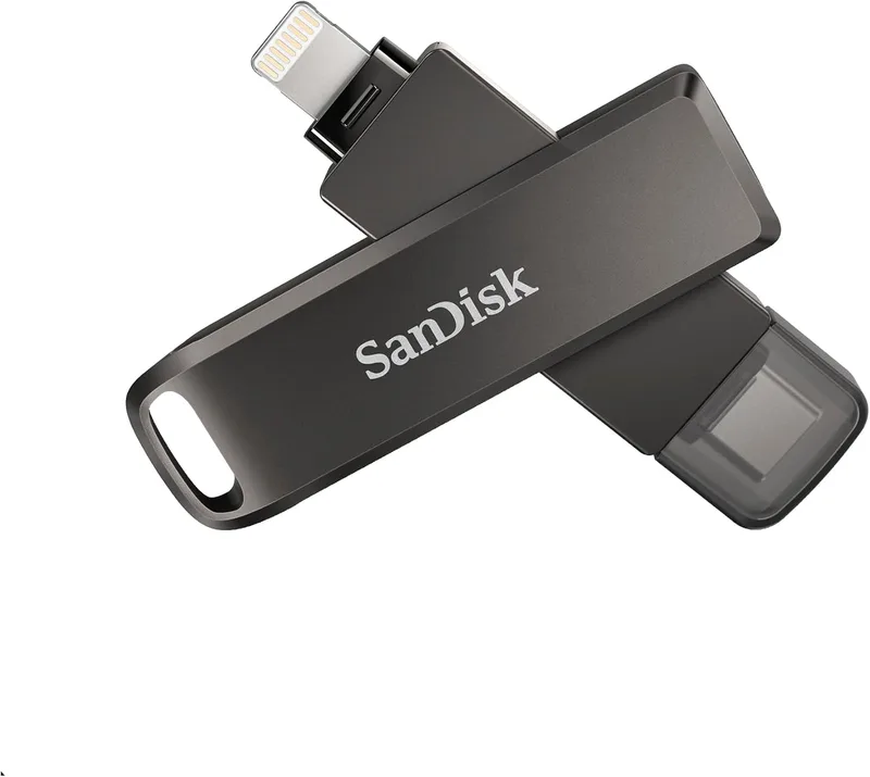 SanDisk iXpand Flash Drive Luxe 128GB 2-in-1