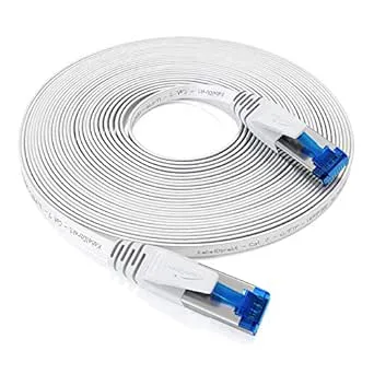 KabelDirekt Platt CAT7 Ethernet-kabel med bruddsäker design
