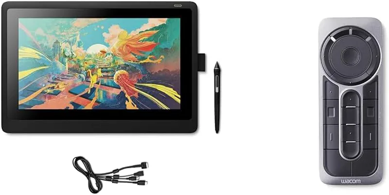 Wacom & Wacom ExpressKey Remote Control, Black, Grœ