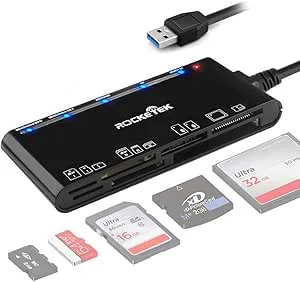 Rocketek USB 3.0 kortläsare
