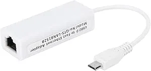 Micro USB 2.0 till Ethernet 10/m RJ45 nätverks-LAN-adapterkort för Zero 1.3 / W moderkort, surfplatta