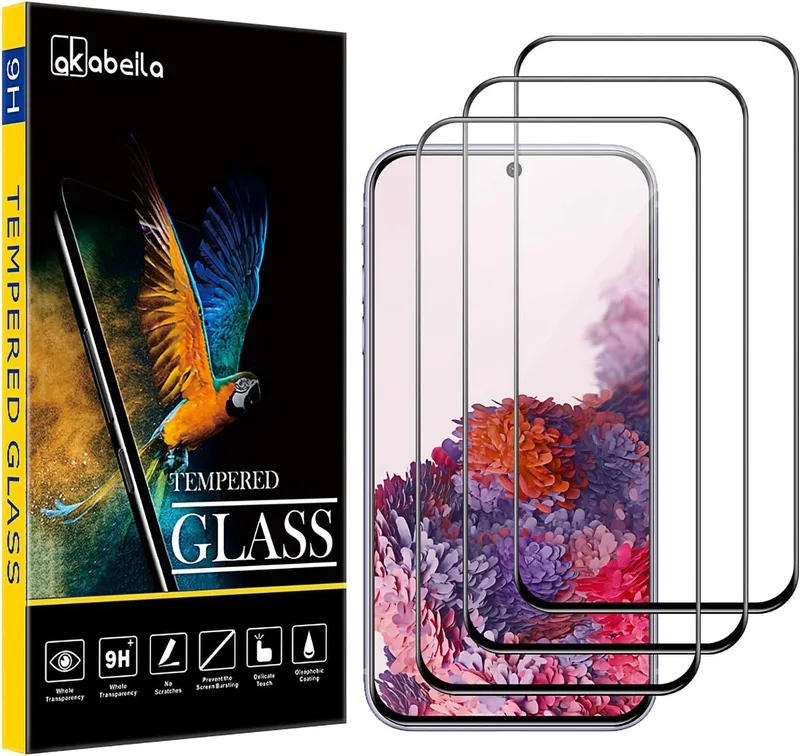 AKABEILA [3-pack skärmskydd för Samsung Galaxy A72