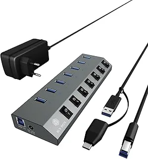 ICY BOX IB-HUB1701-C3 7-port USB 3,0 Type-A Hub