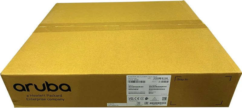 Aruba 6100 24G Class4 PoE 4SFP+ 370W Switch
