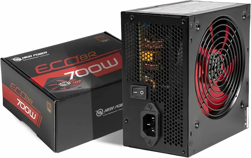 High Power 700W 80+ brons ECO Active PFC hög effektivitet strömförsörjning (HPE-700BR-A12S)