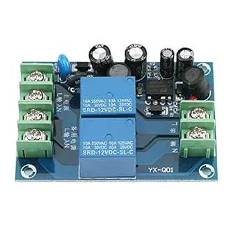 Power Supply Regulator, AC 85-240V 10A Double Power Supply/Battery Automatic Switch Module Emergency Closing Battery Control Board