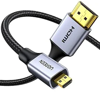 UGREEN Micro HDMI Kabel till HDMI Nylon med UHD 4K