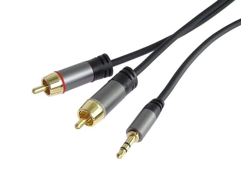 PremiumCord stereouttag till RCA-kabel