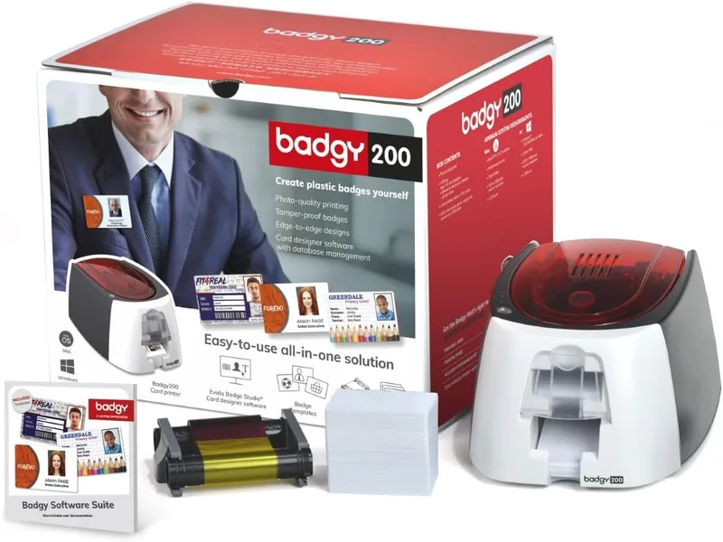 Evolis Badgy200 kortskrivarpaket