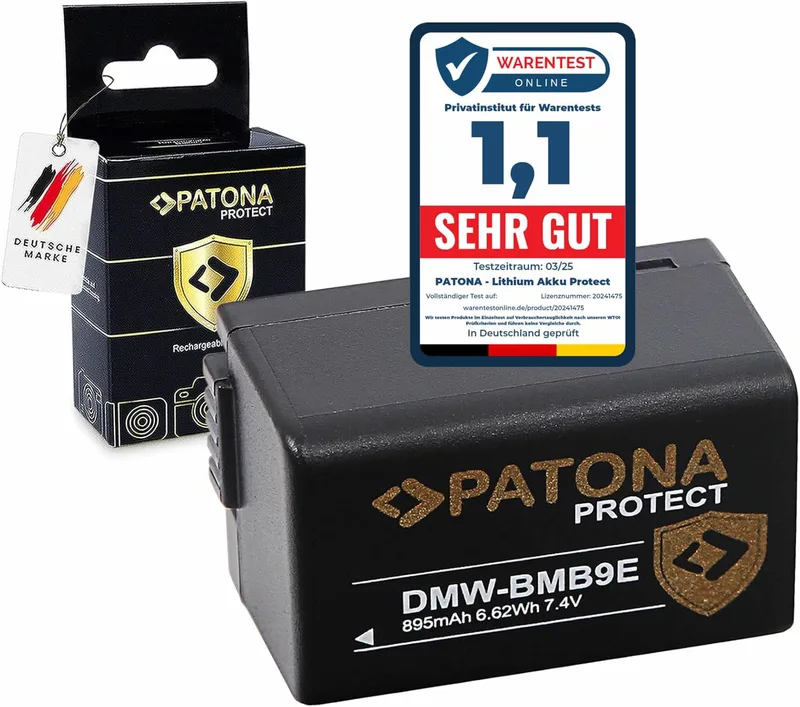 PATONA Protect batteri DMW-BMB9 E DMW BMB9E
