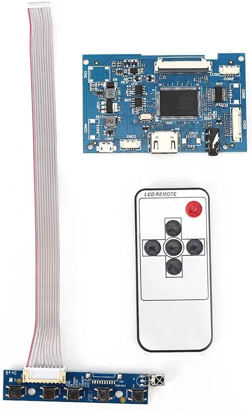 HDMI Controller Board Kit LCD Driver Module Shield för Universal 50Pin 7 tums skärm DIY