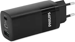 Philips USB-väggladdare DLP2307U/12, inomhus, AC, 5 V, Svart
