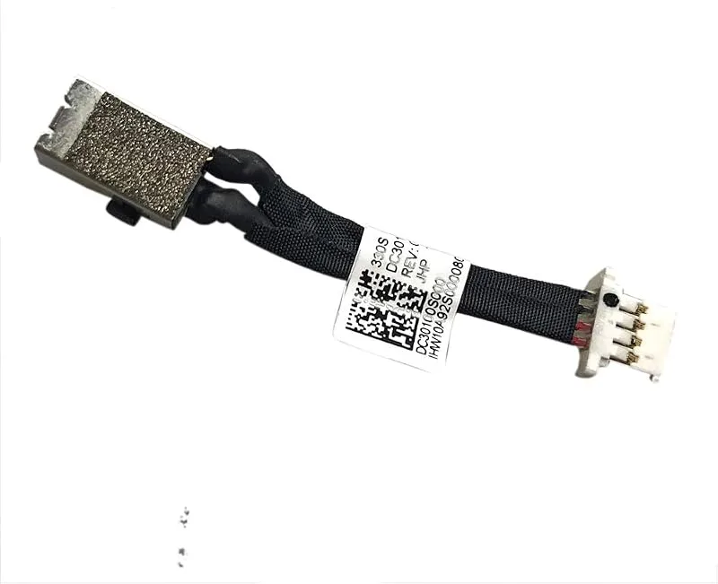 Zahara DC Jack strömkabel för Lenovo IdeaPad 330S-14IKB, 330S-15IKB, 330S-14AST, 330S-15AST, 330S-15ARR (81F4, 81F5, 81F8, 81F9, 81FB) 5C10R07521, DC3