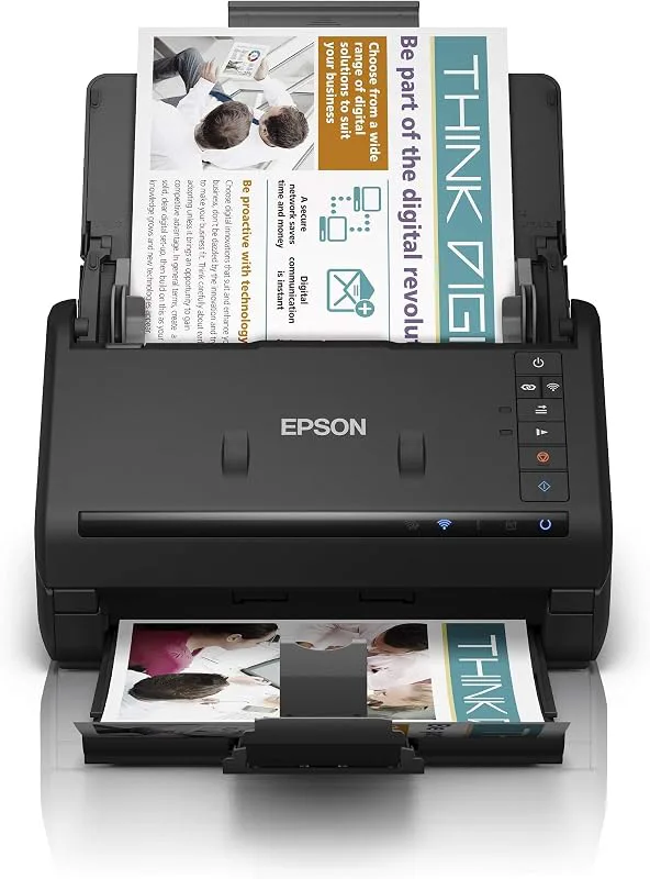 Epson WorkForce ES-500WII Trådlös färgskanner med hög hastighet, automatisk laddning med OCR-programvara