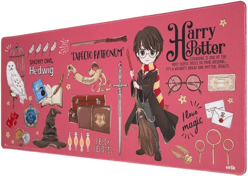 Harry Potter XXL musmatta, 80 x 35 cm, halkfri