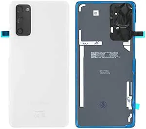 SPES Original Samsung backcover baksida batterilucka lock för Samsung Galaxy S20 FE 5G G781B/S20 FE 4G G780F Cloud White/Vit med fabriksmonterade själ