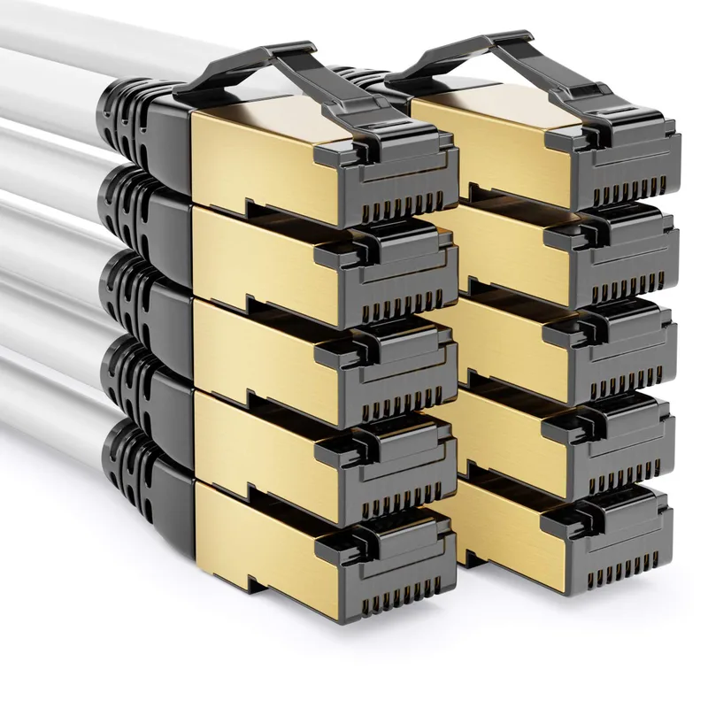 deleyCON 10x 0,5m CAT8.1 Patchkabel