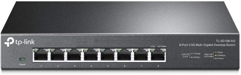 TP-Link TL-SG108-M2 Switch 2.5 Gigabit 8 Port 2.5 Gbps