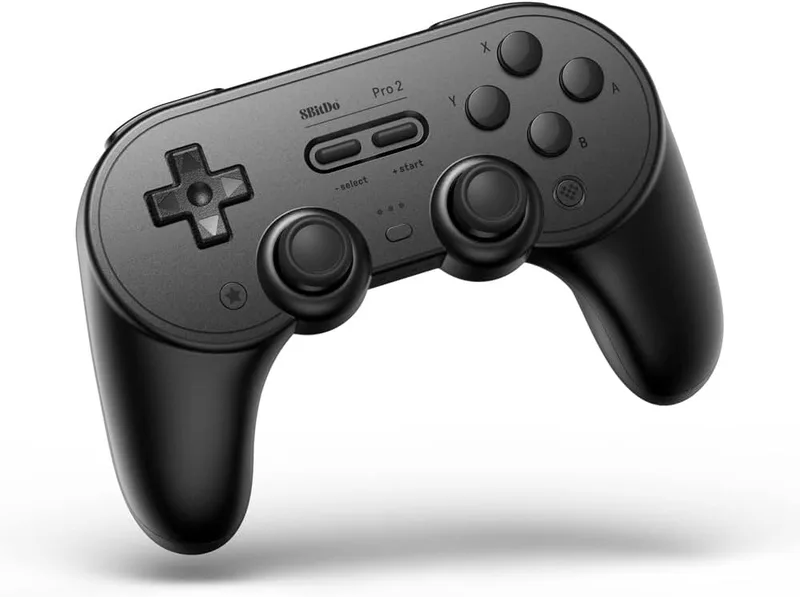 8Bitdo Pro 2 Bluetooth Controller for Switch, PC, macOS, Android, Steam & Raspberry Pi