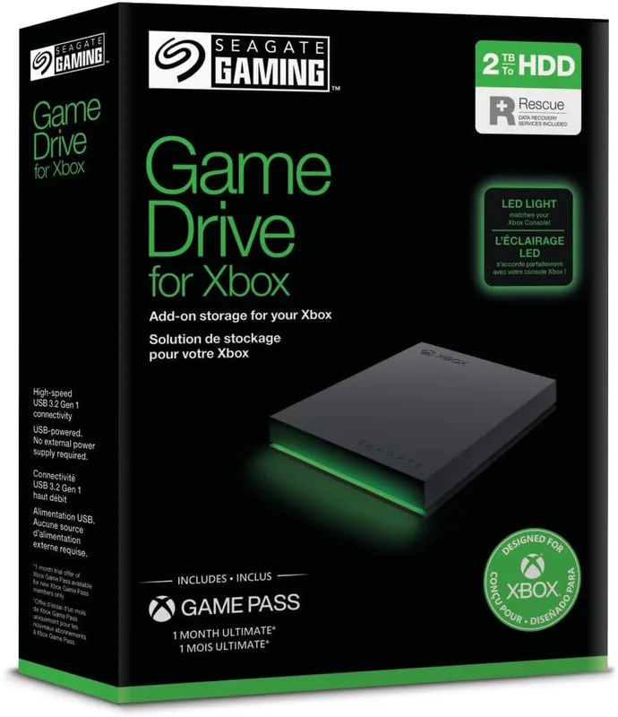 Seagate Game Drive for Xbox 2TB