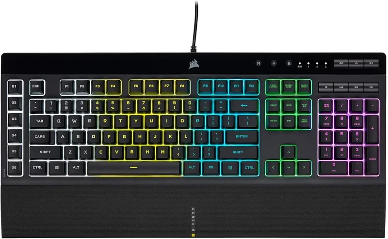 Corsair K55 RGB Pro USB-tangentbord QWERTY Engelsk