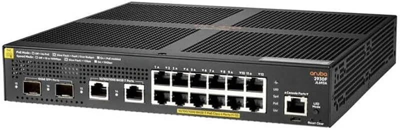 Aruba HPE 2930F 12G PoE+Swch Europa - E