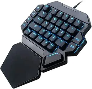 Goshyda Enhandigt bakgrundsbelyst tangentbord