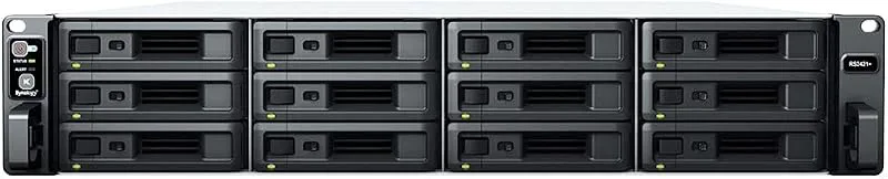 Synology RS2421RP+ NAS-system (HomePlug) 12bay 19 tum AMD Ryzen svart en storlek