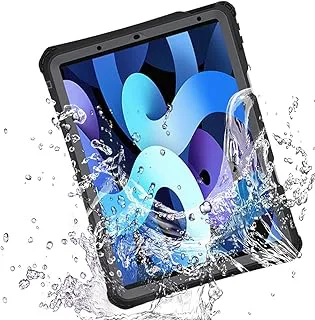 TECHGEAR Vattentätt fodral för iPad Air 10,9 tum 2022/2020 5:e och 4:e generationen [Poseidon]