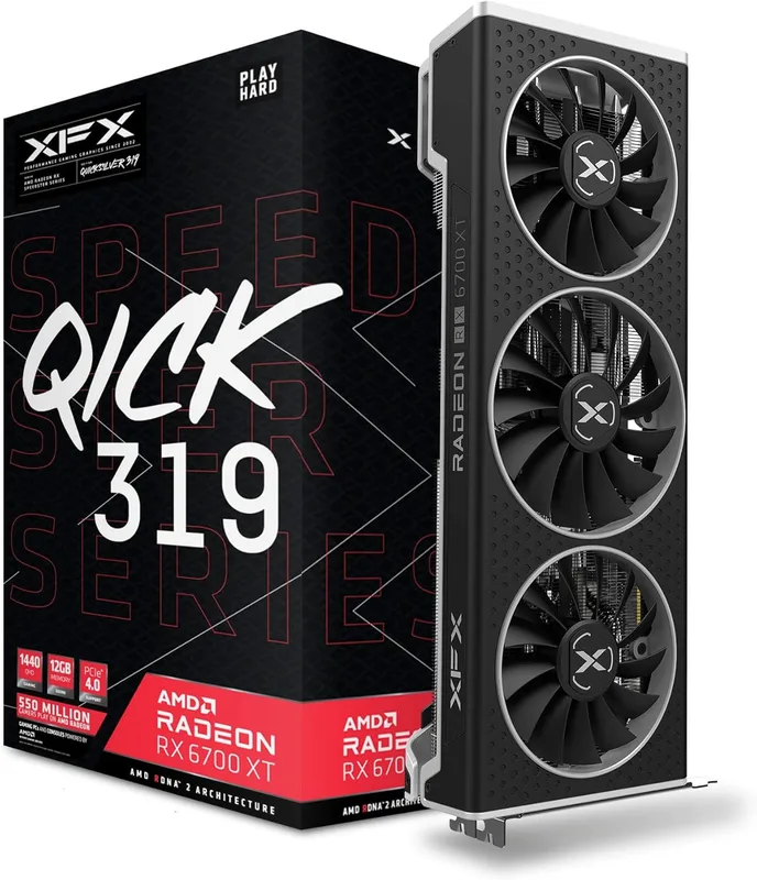 XFX AMD Radeon RX 6700 XT BLACK RX-67XTYPBDP