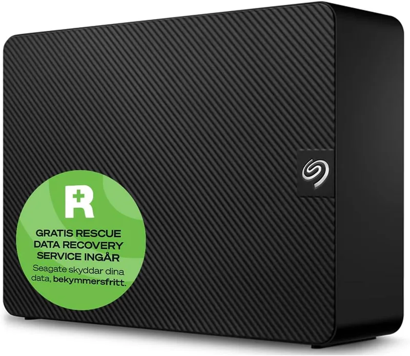 Seagate Expansion Desktop 16TB, External Hard Drive, 3.5", USB 3.0, PC and Laptops, Data Rescue Services (STKP16000400)