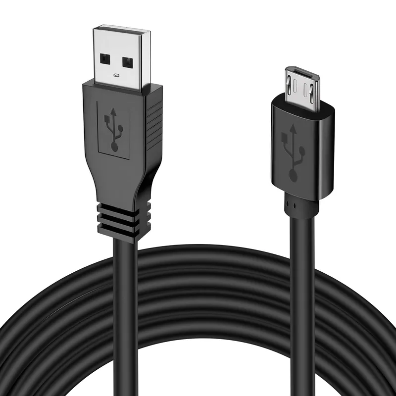 BLK USB-laddningskabel för PS4-kontroll, 5 m
