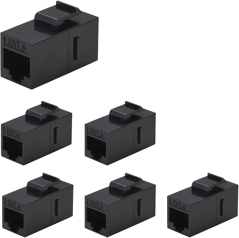 Greluma 6 st Cat6 RJ45-koppling