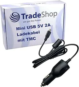 Trade-Shop Mini USB billaddarkabel ersättning för Tomtom