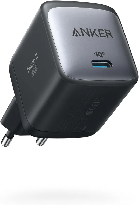 Anker Nano USB-C-laddare 65 W GaN II