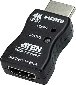True 4K HDMI EDID emulatoradapter VC081A ATEN upp till 3840 x 2160 @ 60Hz (4:4:4)