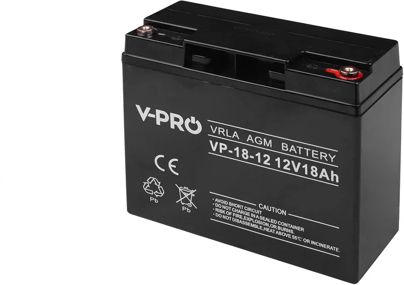AGM VPRO 12V 18 Ah Batteri