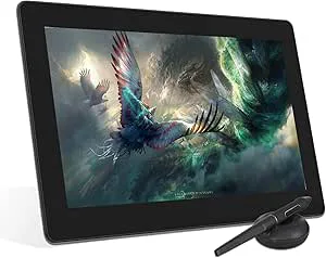 Huion Kamvas Pro 16 Plus (4K) 15,6 tums grafikbricka med skärm Full laminerad antireflekterande glasskärm Display Pen Extension Dot Technology 145% SRGB Color Space Graphics Monitor