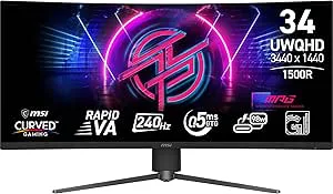 MSI MPG 346CQRXF X2 34" böjd spelskärm UWQHD