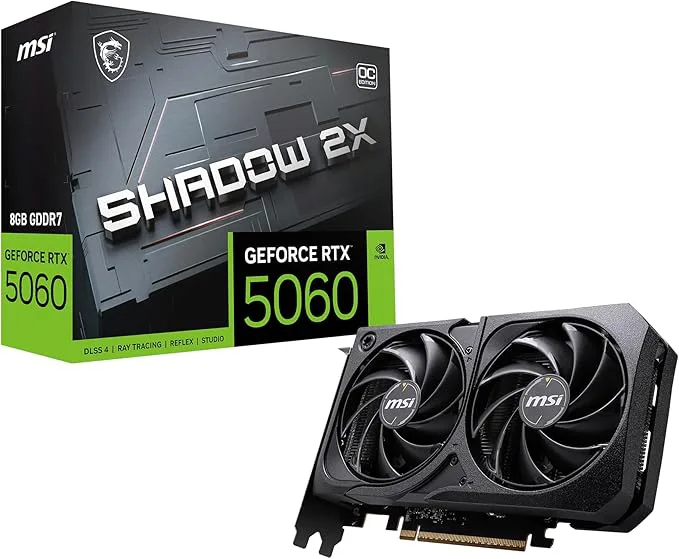 MSI GeForce RTX 5060 Shadow 2X OC 8GB
