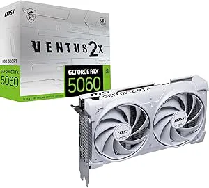 MSI GeForce RTX 5060 8G VENTUS 2X OC VITT grafikkort