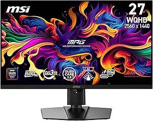 MSI MPG 271QR QD-OLED X50 27-tums spelskärm