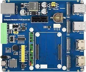 Waveshare Raspberry Pi Compute Module 4 IO Board With PoE Feature