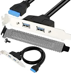 Xiatiaosann Dubbel USB 3.0 Hona Bakpanel Till MB 20-Stiftshuvud